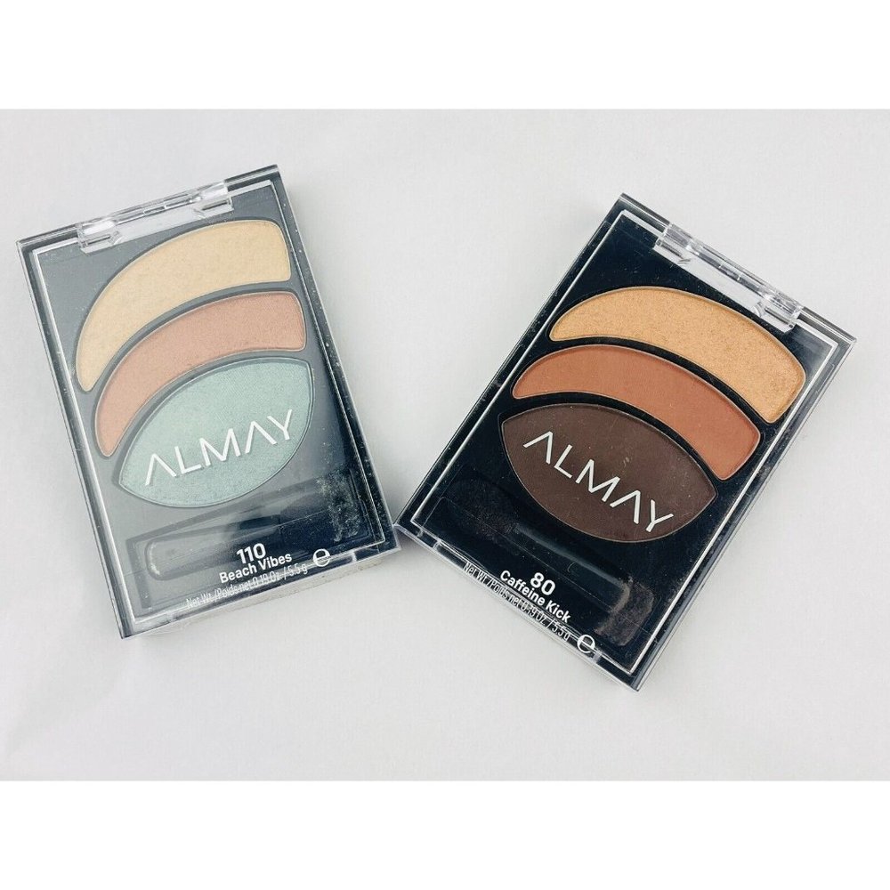 2-Almay Eye Trio Eyeshadow ~Beach vibes & Caffeine Kick